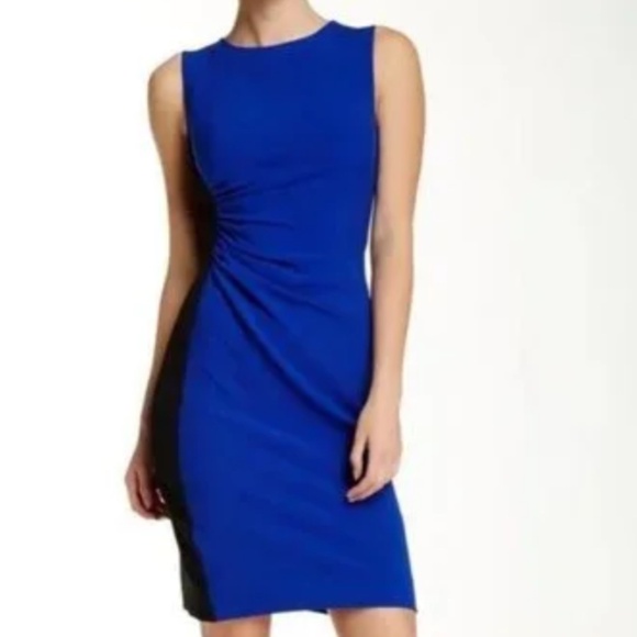 Anne Klein Dresses & Skirts - Ruched Dress Anne Klein , Blue S/M